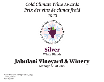Cold Climate Wine Awards - 2023
